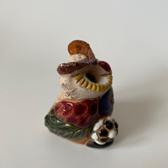 Artesania Rinconada Owl Soccer Player Figurine Collectible 1990s Vintage - Picture 4 of 10